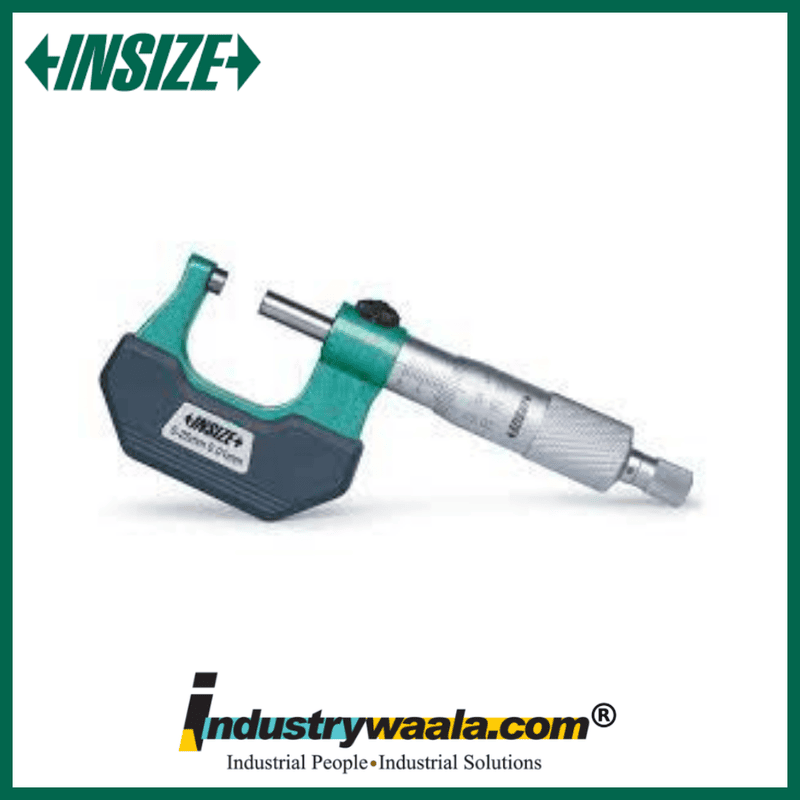 INSIZE 3236 Outside Micrometer for Left or Right Handers – 0.01mm Graduation