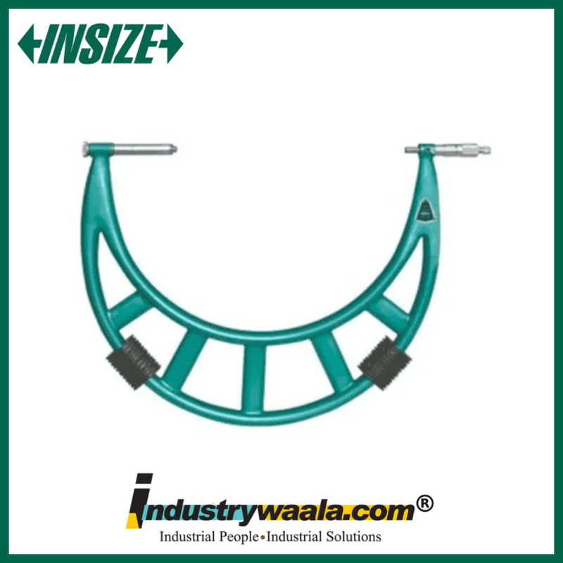 INSIZE 3205-900 Outside Micrometer With Extension Anvil Collar – 800–900mm
