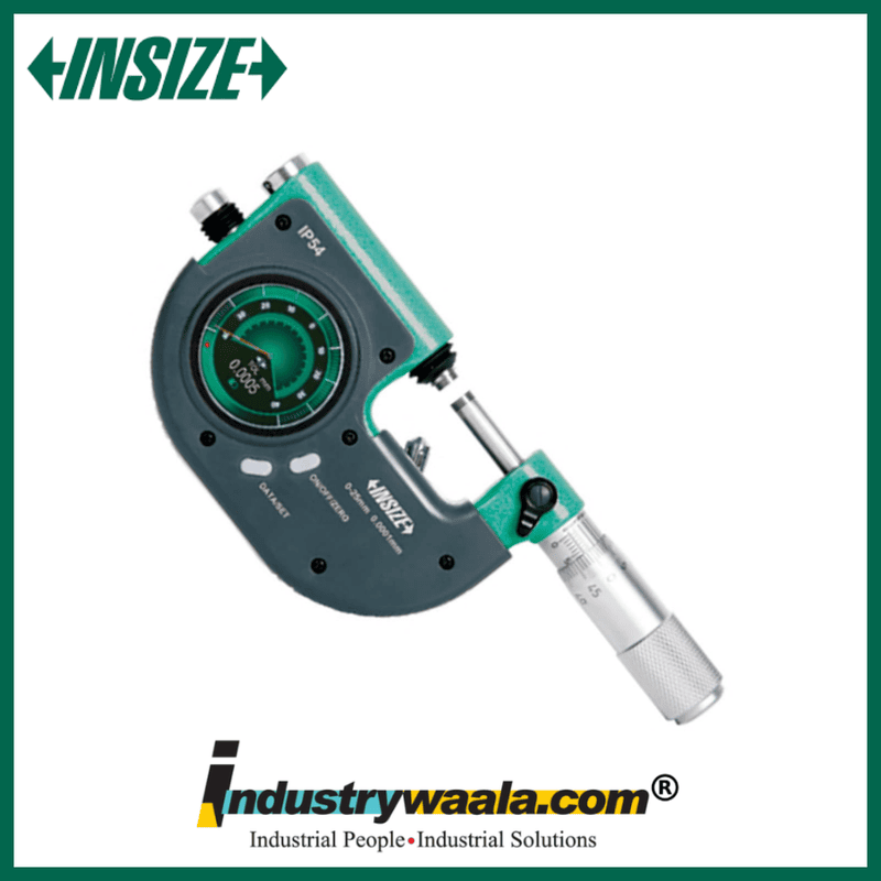 INSIZE 3507-25 Digital Indicating Micrometer – 0–25mm Bluetooth