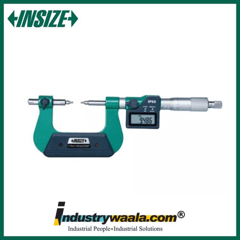 INSIZE 3591-75A Digital Gear Tooth Micrometer – 50–75mm / 2–3"