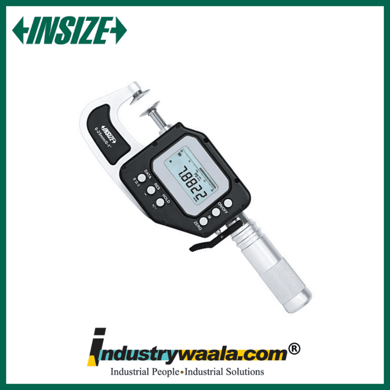 INSIZE 3353-100AWL Digital Disk Micrometer / Snap Gauge – 75–100mm