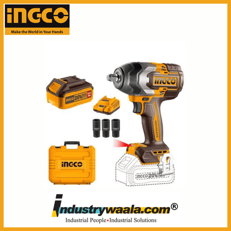 Ingco CIWLI2085 Cordless Impact Wrench