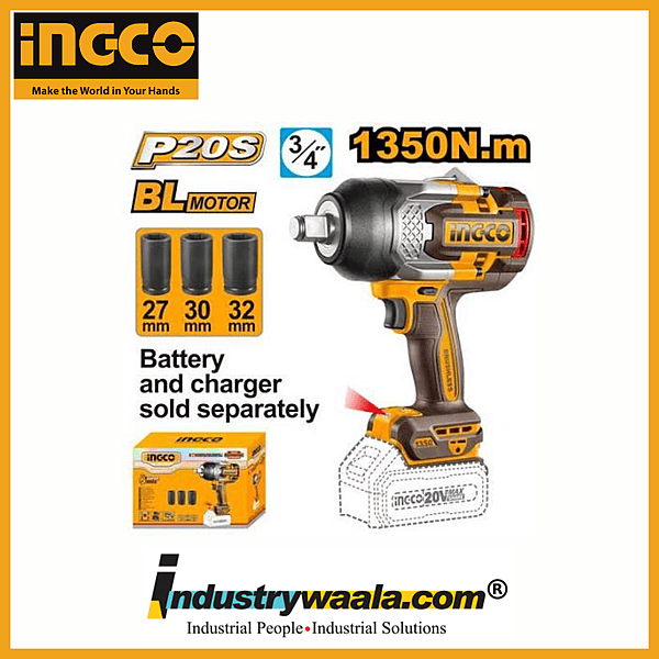 Ingco CIWLI201351 Cordless impact wrench