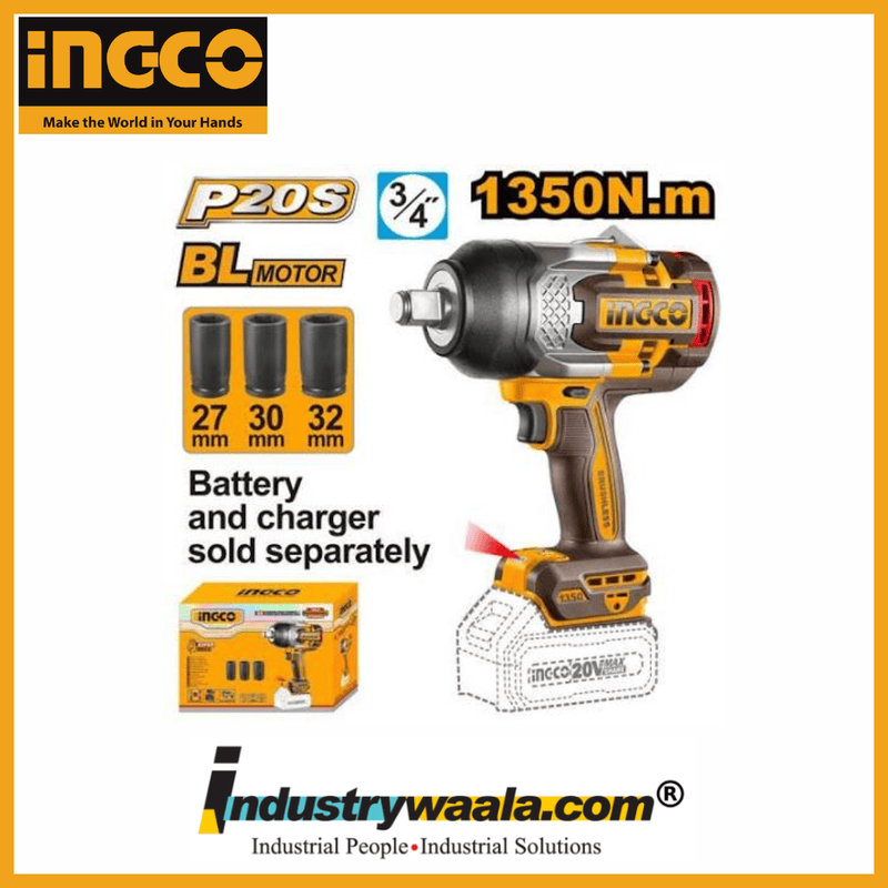 Ingco CIWLI201351 Cordless impact wrench