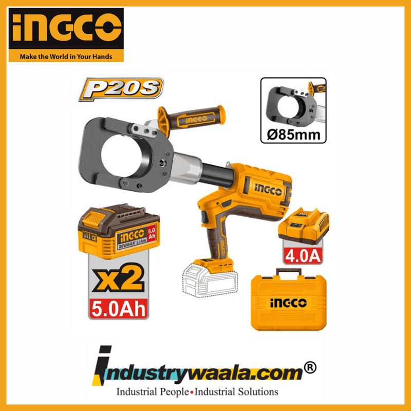 INGCO CRCLI2005 Cordless Hydraulic Cable Cutter – 20V