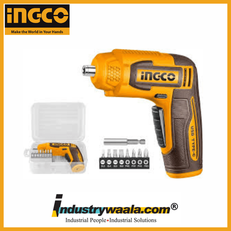 INGCO CSDLI0458 4V Cordless Screwdriver – 4N.m