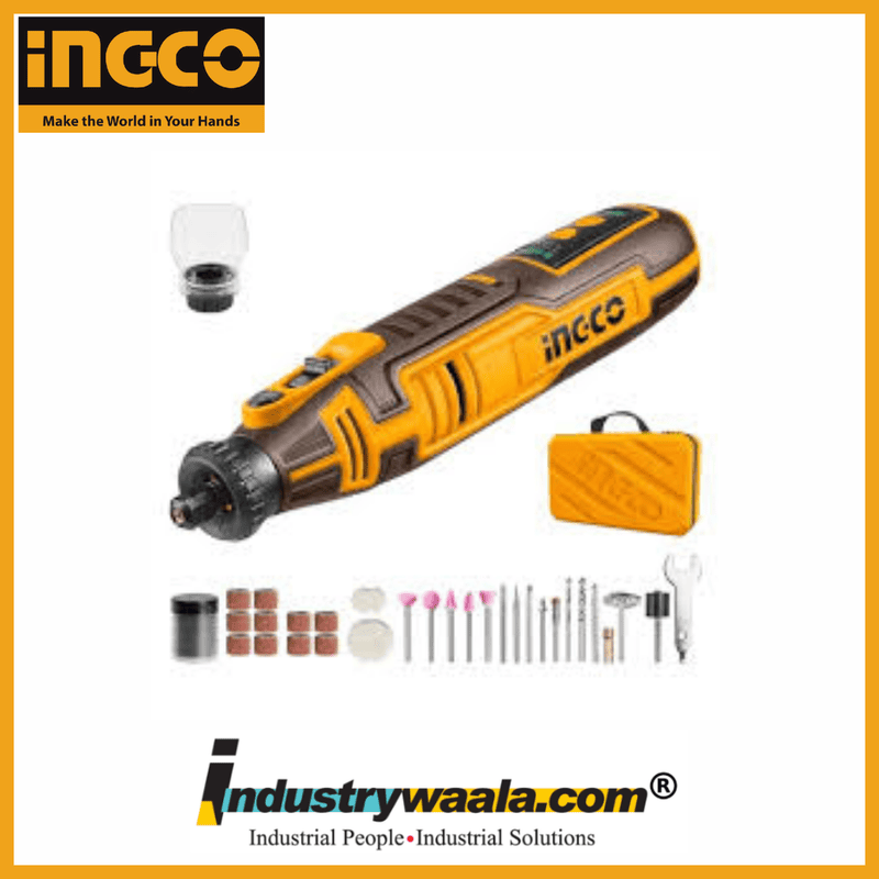INGCO CMGLI0801 8V Cordless Grinder – 3.2mm Collet