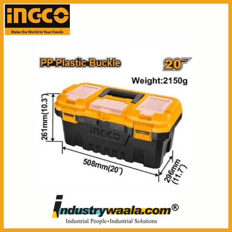 Ingco PBX2001 20" Plastic Tool Box
