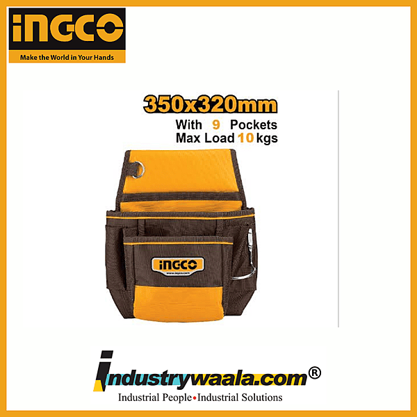 INGCO HTBP010128 Tool Pouch | Portable Hand Tool Storage Pouch