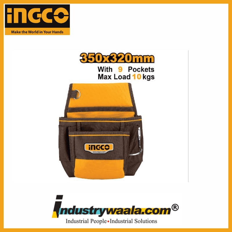 INGCO HTBP010128 Tool Pouch | Portable Hand Tool Storage Pouch