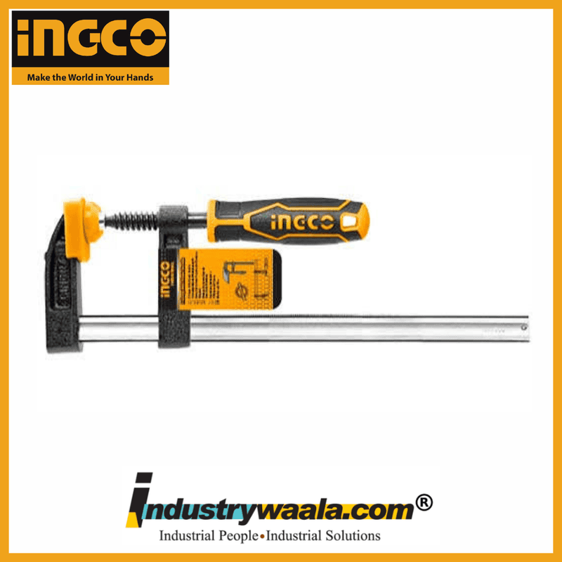 Ingco HFC021404 F Clamp With Plastic Handle