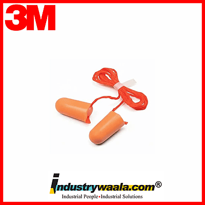 3M 1110 Corded foam Earplugs (Pack of 10 Pcs)