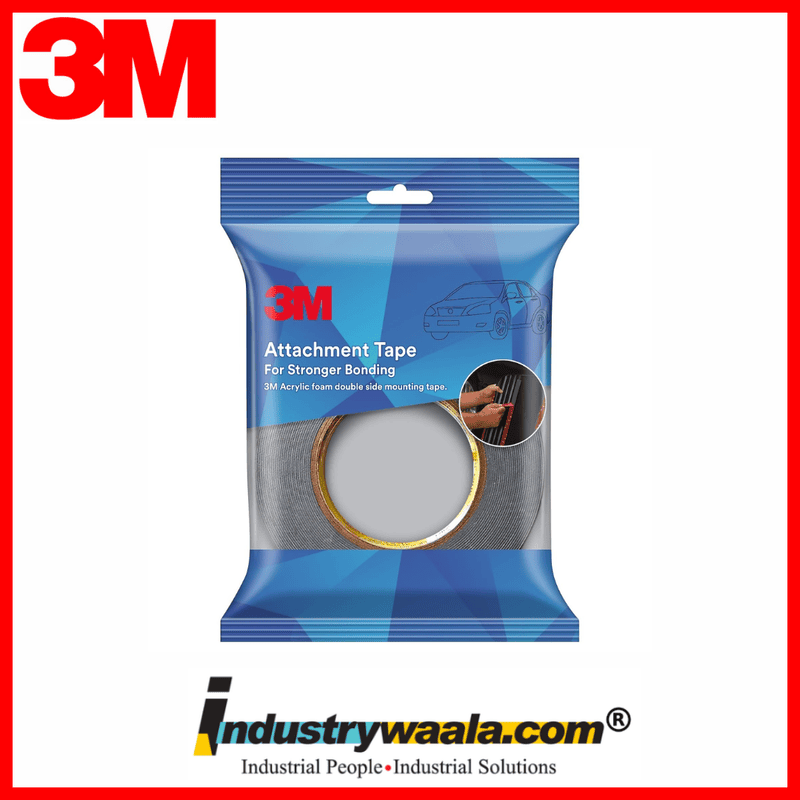 3M 12 MM X 10 Mtr Attachment Tape For Stronger Bonding (Pack Of 5 Pcs)