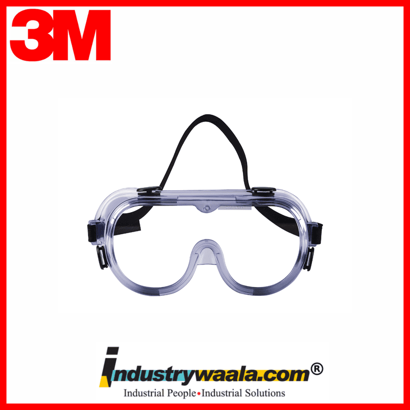 3M 1621 Antifog chemical Goggle (Pack of 10)