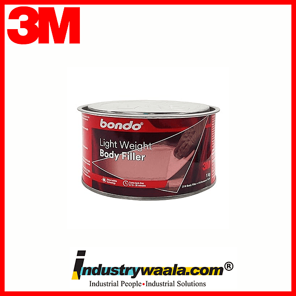 3M Bondo Light Weight Body Filler, Car Body Filler Putty-1Kg