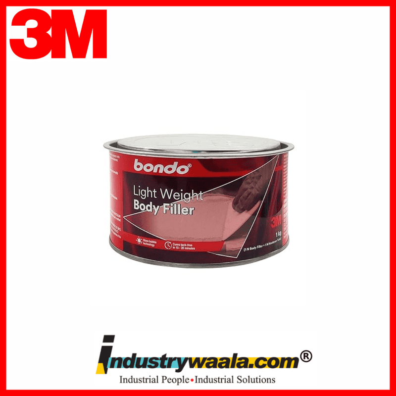 3M Bondo Light Weight Body Filler, Car Body Filler Putty-1Kg