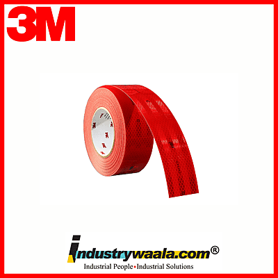 3M 50.8 MM X 50 Mtr Red Conspicuity Marking (Reflecting Tape)