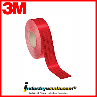 3M 50.8 MM X 50 Mtr Red Conspicuity Marking (Reflecting Tape)