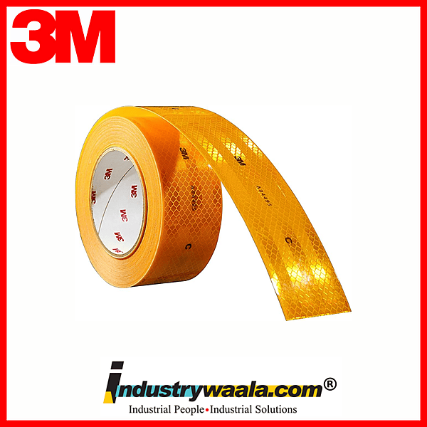 3M 50.8 MM X 50 Mtr Yellow Conspicuity Marking (Reflecting Tape)