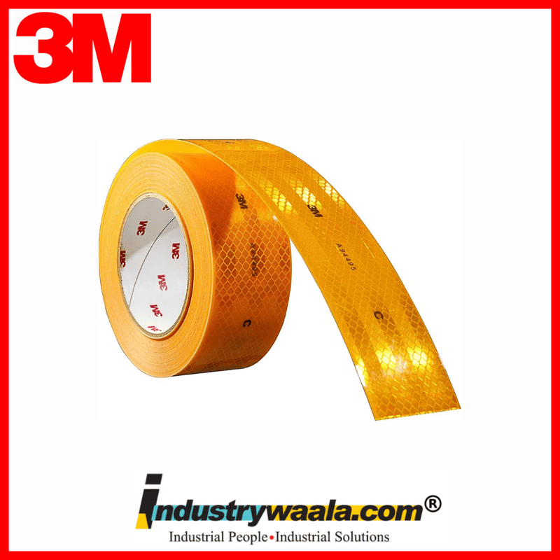 3M 50.8 MM X 50 Mtr Yellow Conspicuity Marking (Reflecting Tape)
