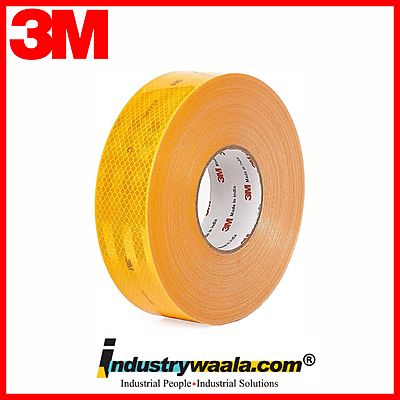 3M 50.8 MM X 50 Mtr Yellow Conspicuity Marking (Reflecting Tape)