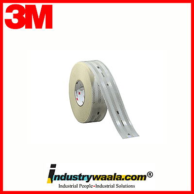 3M 50.8 MM X 50 Mtr White Conspicuity Marking (Reflecting Tape)