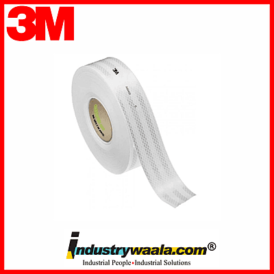 3M 50.8 MM X 50 Mtr White Conspicuity Marking (Reflecting Tape)