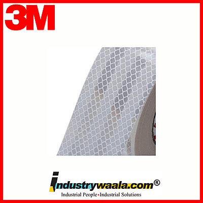 3M 50.8 MM X 50 Mtr White Conspicuity Marking (Reflecting Tape)
