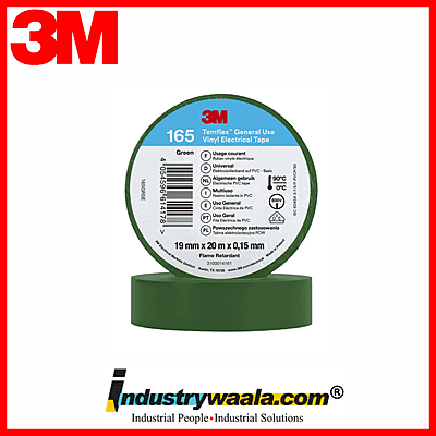 3M Green 150 Temflex General Use Vinyl Electrical Tape (Pack of 30 Pcs)