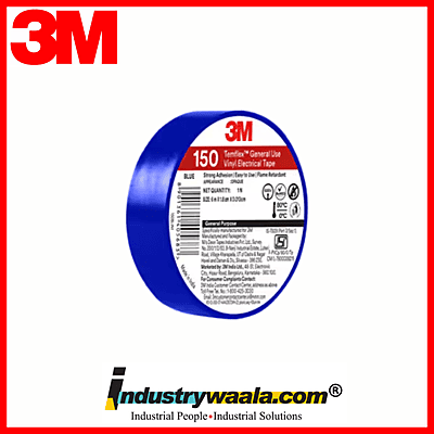 3M Blue 150 Temflex General Use Vinyl Electrical Tape (Pack Of 30 Pcs)