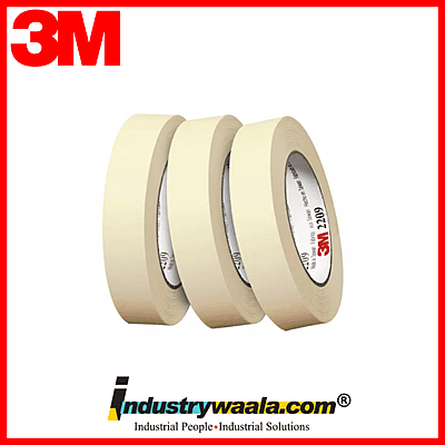3M 24 MM X 20 Mtr General Purpose & Carpenter Masking Tape (Pack Of 12Pcs)
