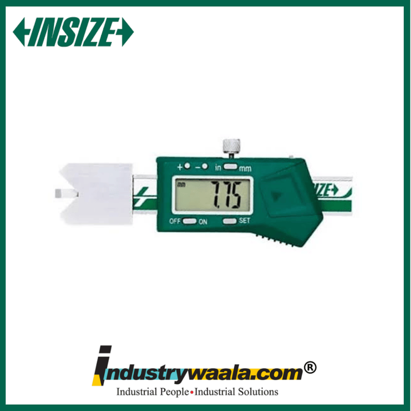 INSIZE 1537-8 Digital Chamfer Gauge 0–8mm Precision 45° Chamfer Measuring Tool