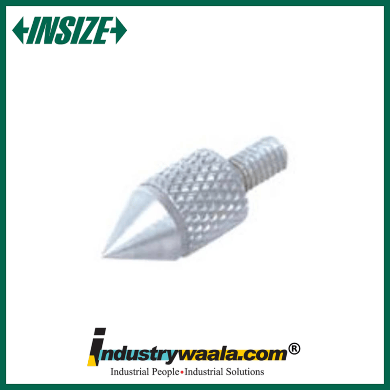 INSIZE 6282-0601 Steel Conical Point 10mm 60° Precision Contact Point for Dial Indicators