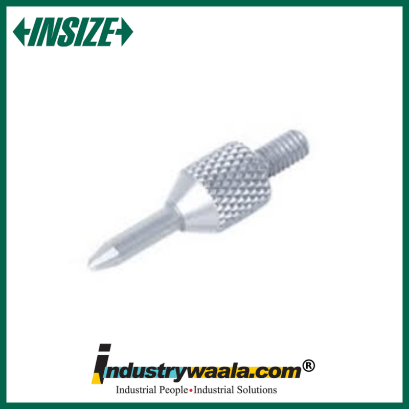 INSIZE 6282-0901 Steel Conical Point 15mm Precision Contact Point for Dial Indicators
