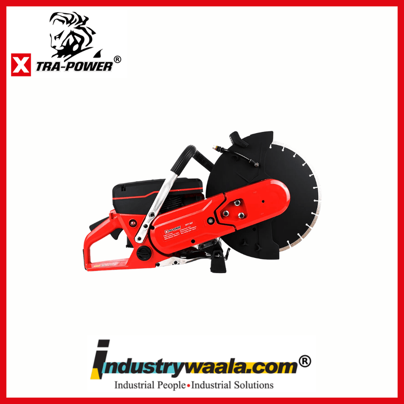 Xtra-Power XPT-587 Gasoline Concrete Saw 350mm 65CC Professional Concrete Cutter