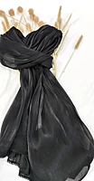 Zera Premium Organza Shimmer Hijab with Crochet Border