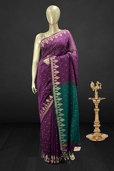 Tanu - Jamdani Cotton Saree - SWS610