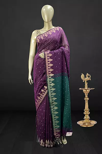 Tanu - Jamdani Cotton Saree - SWS610