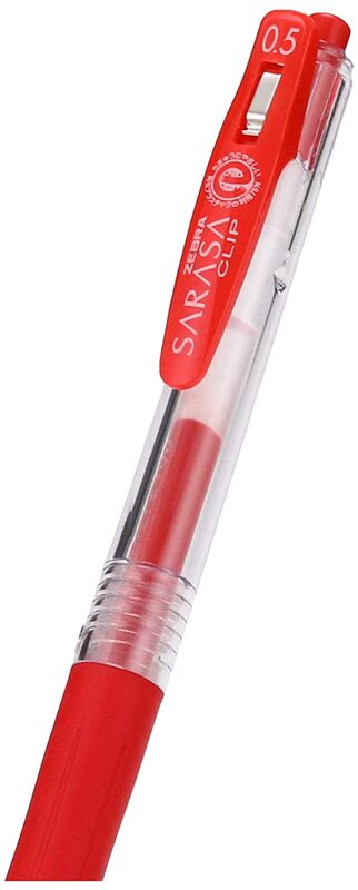 Zebra Sarasa Clip 0.5 Red Pens P-JJ15-R5