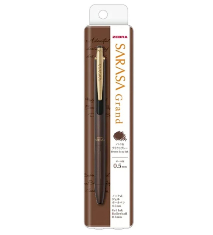 Zebra Sarasa Grand Pen 0.5 Brown Gray