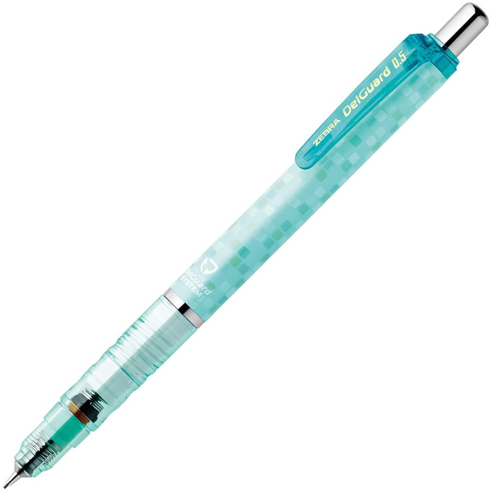 Zebra Delgard Mechanical Pencil Square Blue Green 0.5