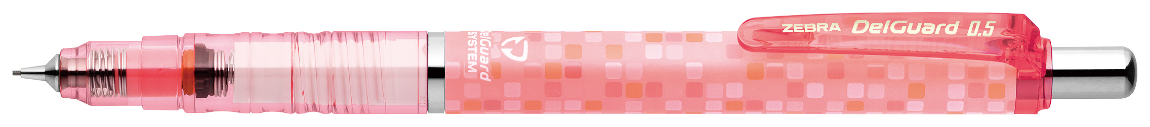 Zebra Delgard Mechanical Pencil Square Pink 0.5