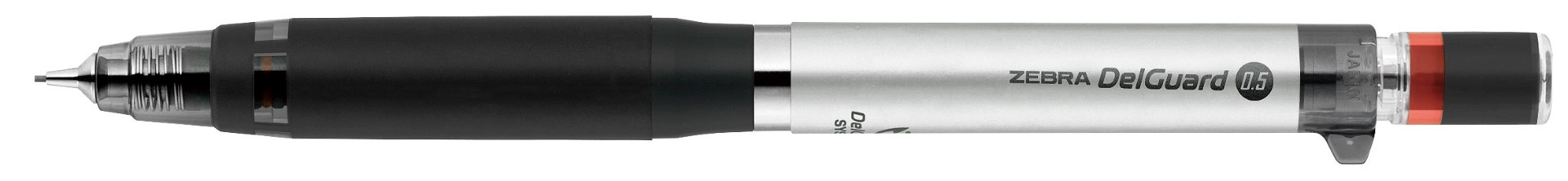 Zebra Delguard Mechanical Pencil Type ER 0.5 Silver