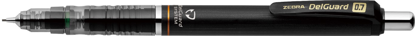 Zebra Delguard Mechanical Pencil Black 0.7