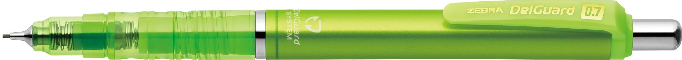 Zebra Delguard Mechanical Pencil Bright Green 0.7