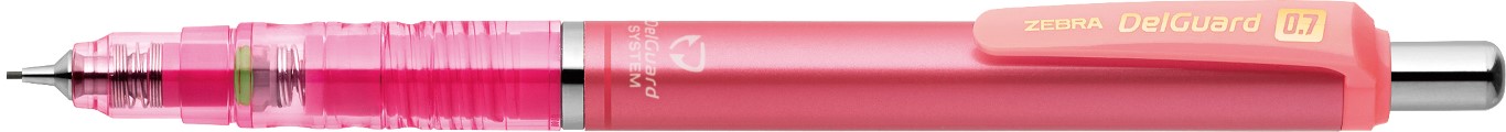 Zebra Delguard Mechanical Pencil Bright Pink 0.7