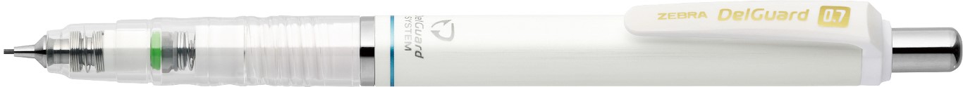 Zebra Delguard Mechanical Pencil White 0.7