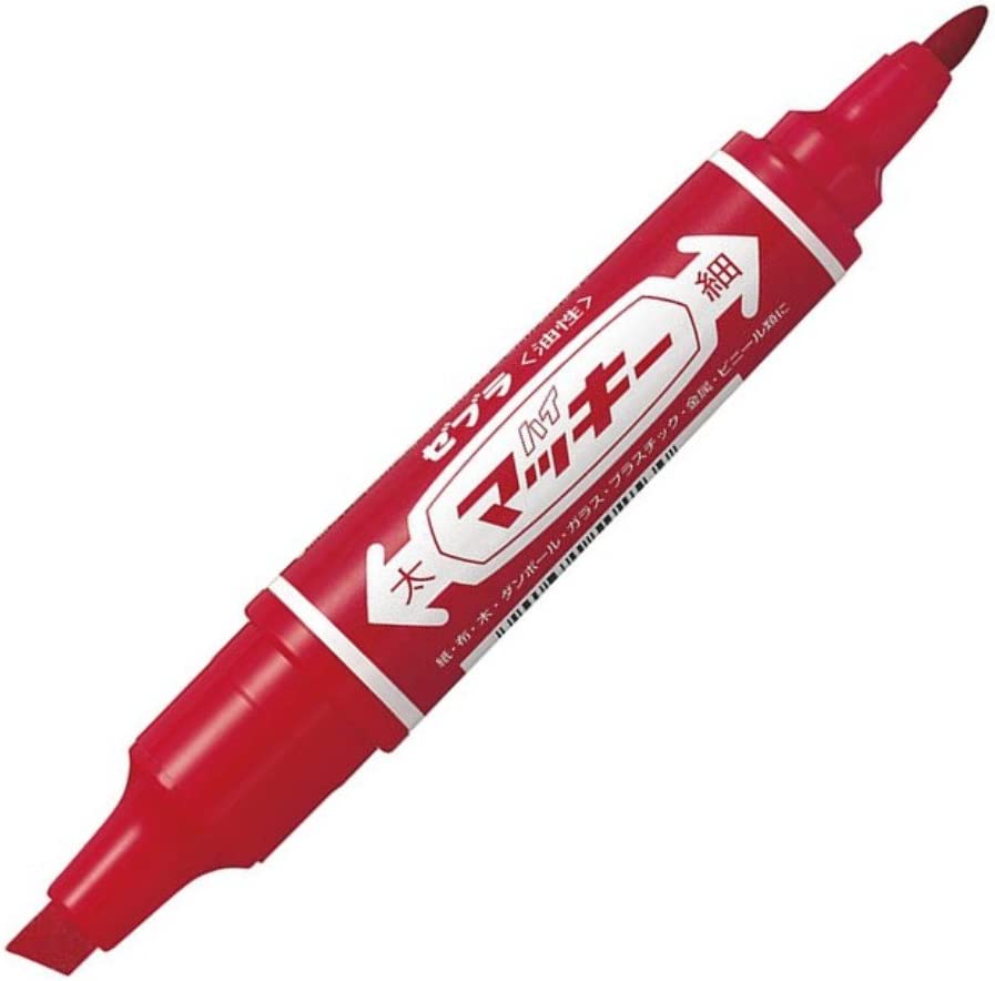 Zebra High McKee Marker Red