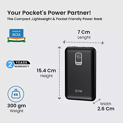 POWER BANK EVM 10000 MAH ENNANO PRO 10 P0407