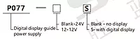 SiRON P077 Series 60W Digital Display Guide Power Supply